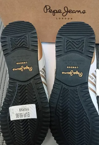 Zapatillas Pepe Jeans Talla 40 Blancas Nuevas