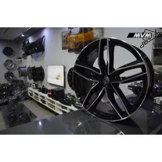 Juego de 4 Llantas 19 RS6 Negra AU020