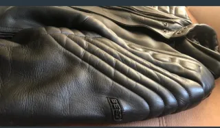 Chaqueta de piel para moto