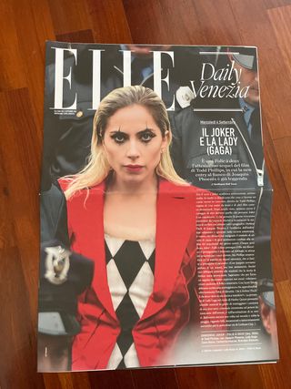Elle Daily Venezia Lady Gaga Joker Folie