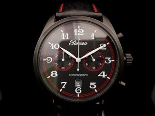 Perseo Chronograph 6257-IPB PVD Nero 40mm