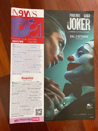 NEWS D81 Venezia Lady Gaga Phoenix Joker