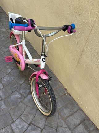 Bicicleta infantil BTWIN Princess 16” con ruedines
