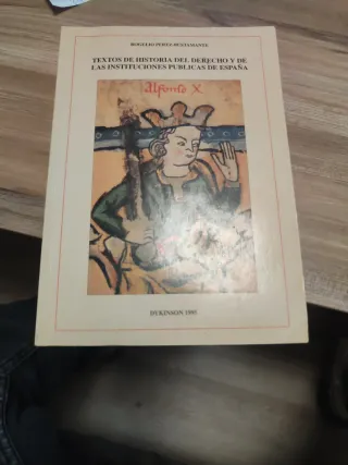 Textos de historia del derecho y de las institu...