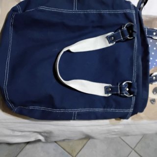 Borsa in jeans blu Capri Bag
