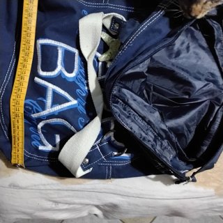 Borsa in jeans blu Capri Bag