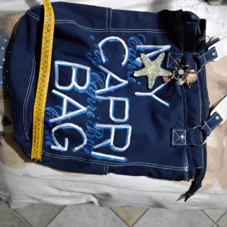 Borsa in jeans blu Capri Bag