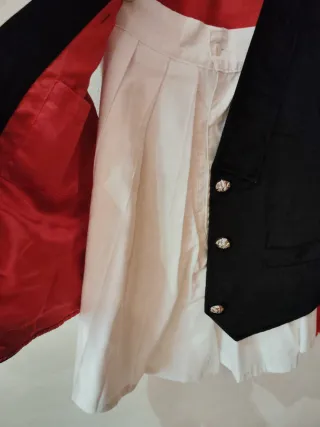 Traje Regional Murcia Hombre Negro/Rojo