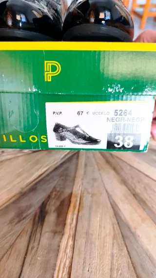 Zapatos Pitillos Negros Talla 38