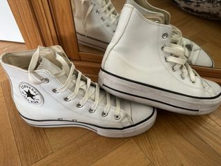 Converse Piel Blancas Talla 39