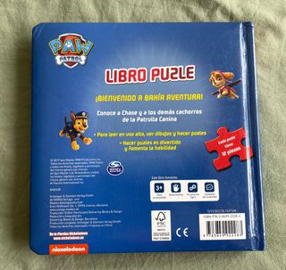 Libro puzzle de Patrulla Canina