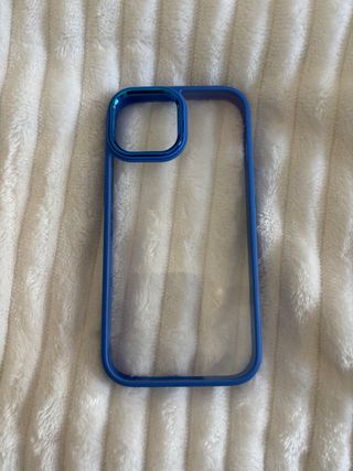 Funda iPhone 15 Transparente Azul
