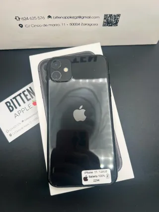 iPhone 11 128GB BLACK  GARANTIA CAMBIOS