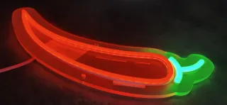 Lampada Neon LED "PEPERONCINO"