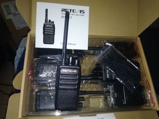 6x Retevis RT617 Walkie Talkie con Caricabatterie