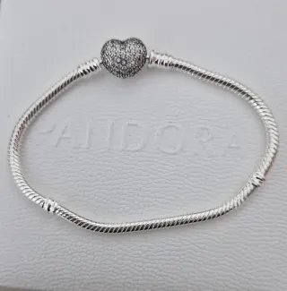 Pulsera marca de plata