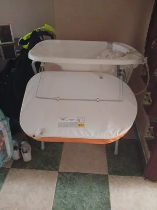 Bañera y cambiador bebé
