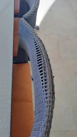 Mesa de jardín con 8 sillas