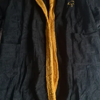Albornoz Uniroyal Milano Azul/Amarillo Fleece Nuev