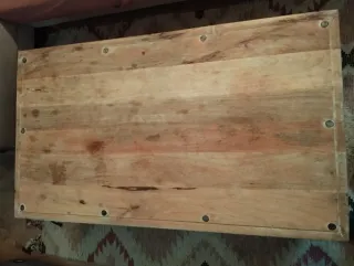 Mesa de centro madera maciza Maisons du Monde