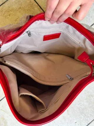 Borsa Coconuda donna nuova rossa