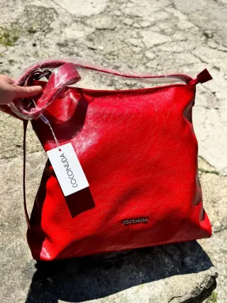 Borsa Coconuda donna nuova rossa