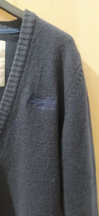 Cardigan Superdry Blu Taglia S