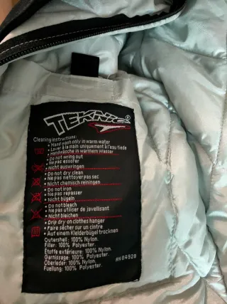 Chaqueta Técnica Moto Negra y Gris