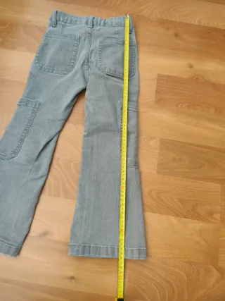 Pantalones vaqueros Lefties campana grises
