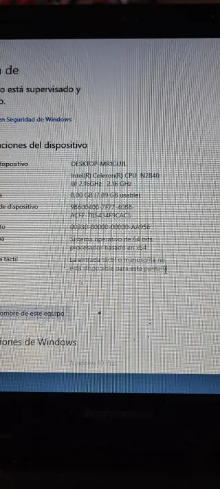 Portátil Lenovo B50-30 Negro