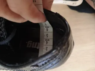Zapatos plataforma negros estilo gótico Talla 36