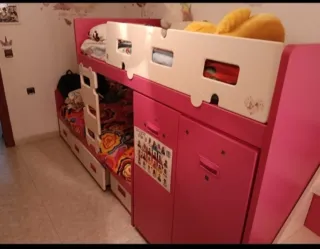 Cama tren infantil