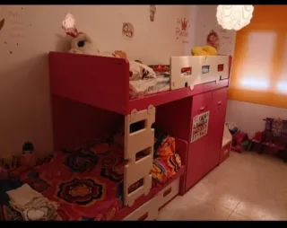 Cama tren infantil