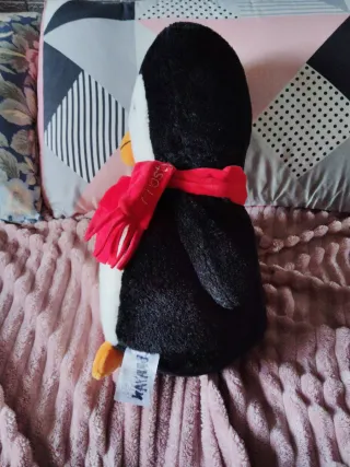 Peluche Pingüino Manta Ponderada sirve para relaja