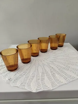 Set 6 Bicchieri Ambra