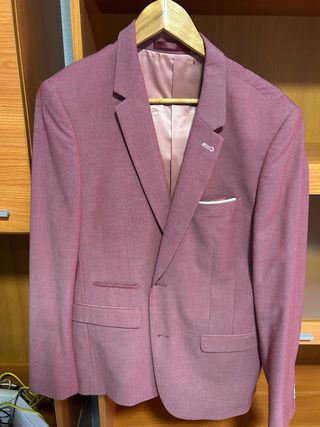 Traje sastre salmon nuevo