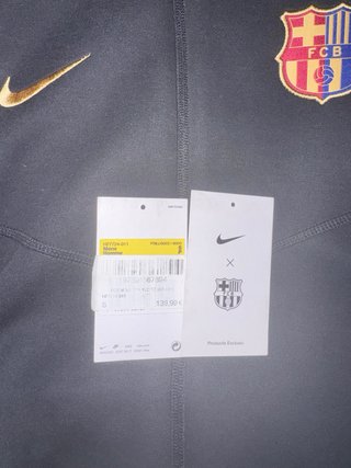 Nike Tech FC Barcelona Negra y Dorada