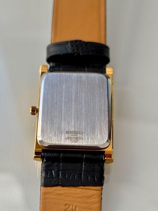 Seiko Tank Gold Dial MOD