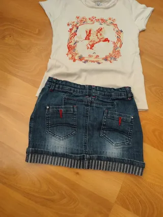 Falda vaquera Boboli niña