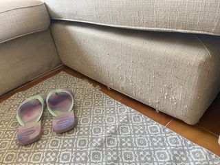 Sofá KIVIK 3 plazas chaiselongue beige