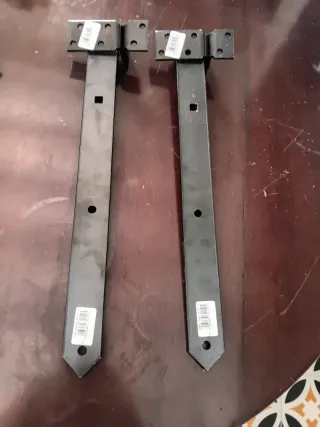 2 Bisagras para puerta de garaje/jardín