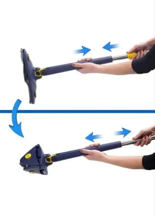Mocio lavapavimenti autostrizzante blu