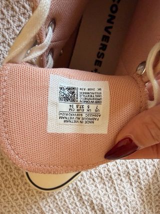 Converse All Star Glitter Rosa Talla 37