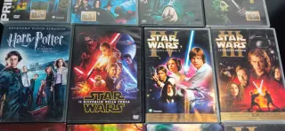 Lotto DVD Harry Potter, Star Wars, Twilight