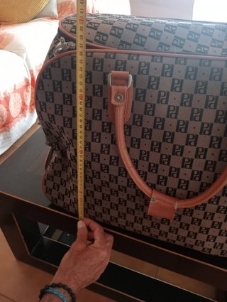 Bolso de viaje con estampado