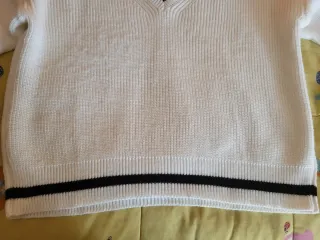 Jersey de pico blanco talla L