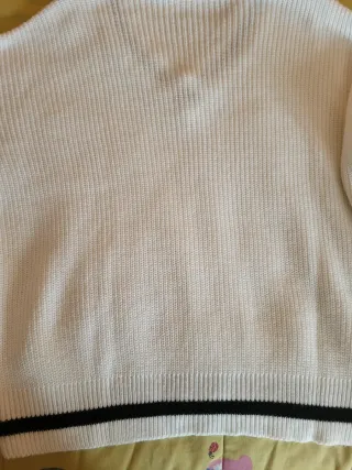 Jersey de pico blanco talla L