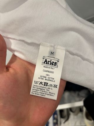 Camiseta Aries blanca nueva con etiquetas - TallaM