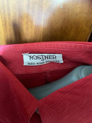 Camicia corallo scuro