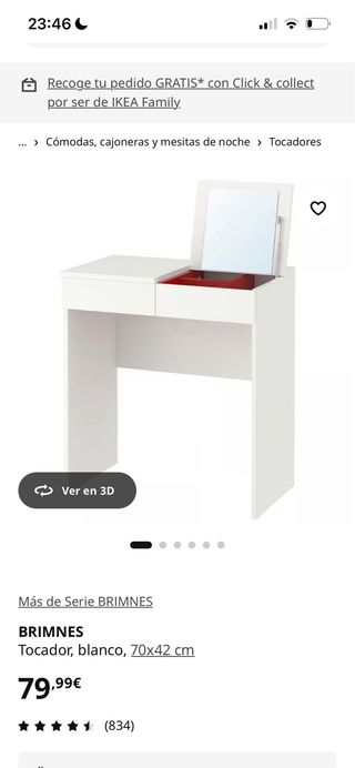 Tocador Ikea Blanco